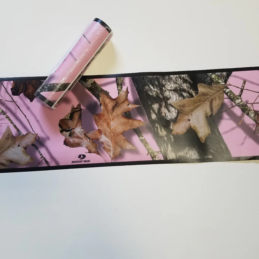 Wallpaper Border Pink Mossy Oak Camo